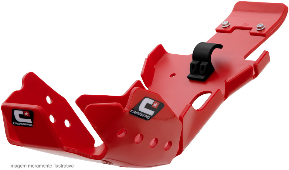 DTC HARD Enduro Engine and Link Guard Red