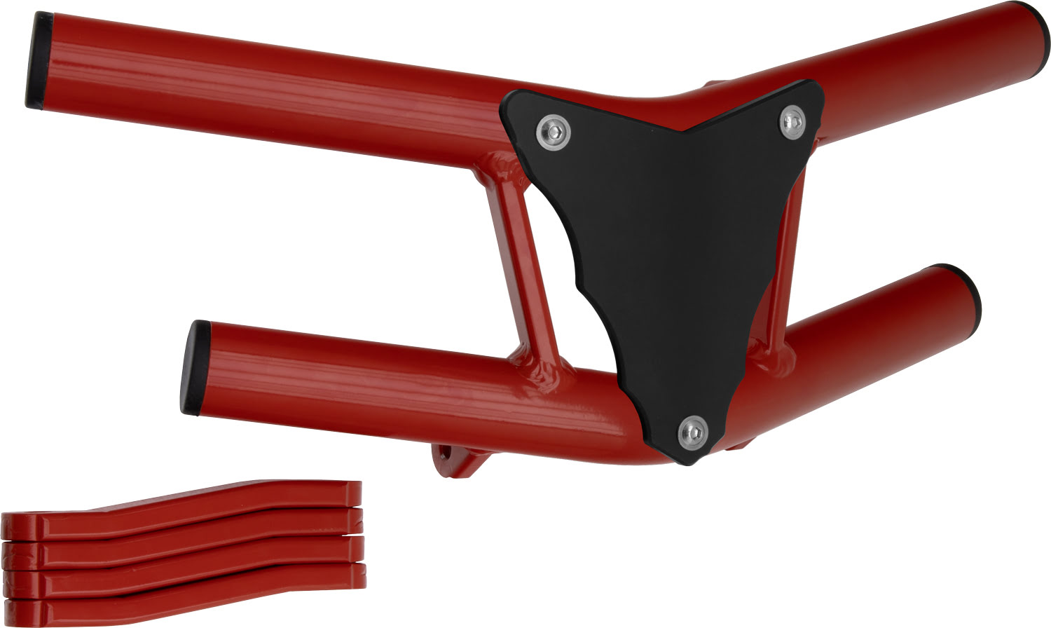 2CP023____0307.JPG - Front Bumper Waspe Lite Red Tube / Black Plate