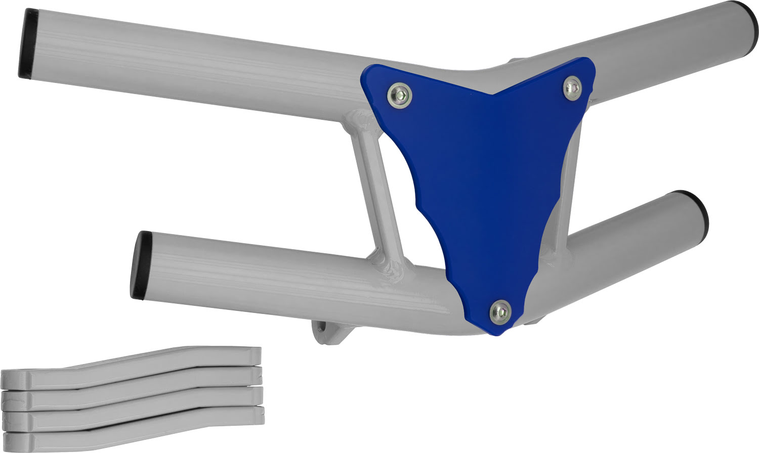 Front Bumper Waspe Lite White Tube / Blue Plate