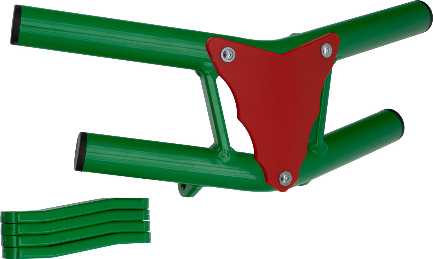 2CP023____0509.JPG - Front Bumper Waspe Lite Green Tube / Red Plate