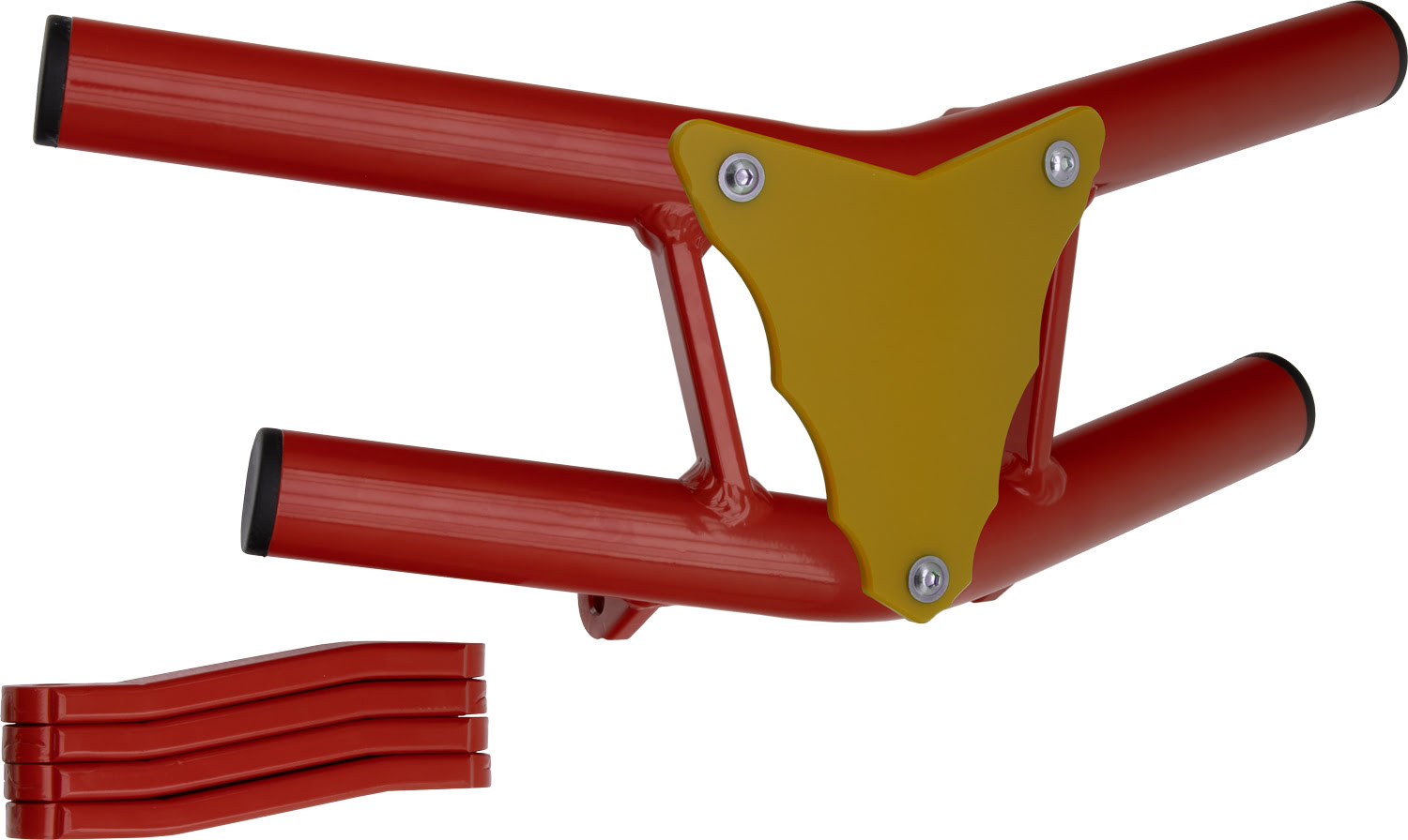 2CP023____0707.JPG - Front Bumper Waspe Lite Red Tube / Yellow Plate