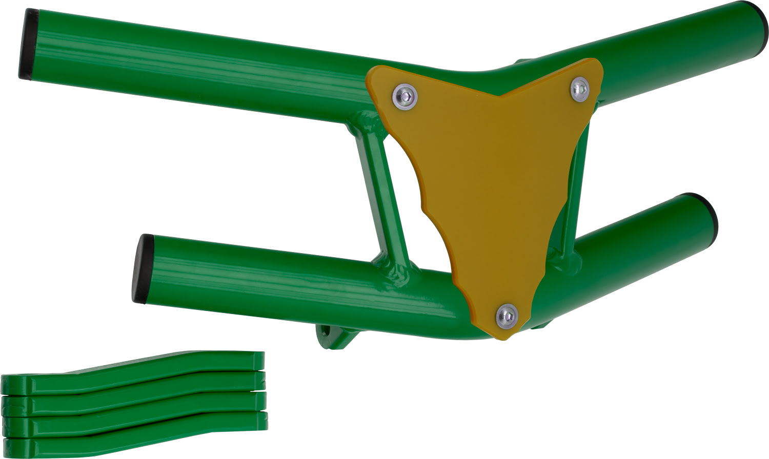 2CP023____0709.JPG - Front Bumper Waspe Lite Green Tube / Yellow Plate