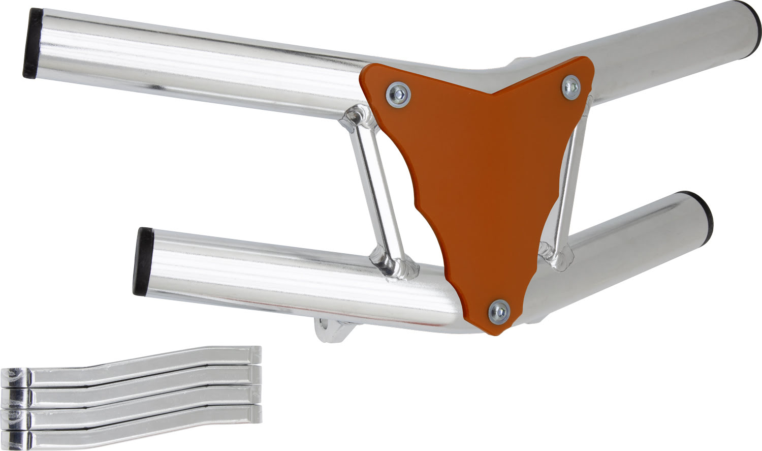 2CP023____0902.JPG - Front Bumper Waspe Lite Polish Tubo / Orange Plate