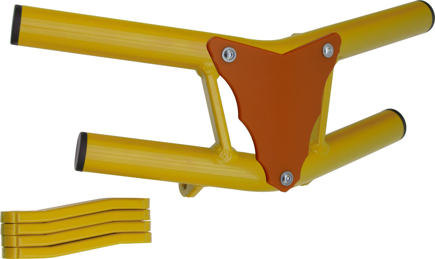 2CP023____0908.JPG - Front Bumper Waspe Lite Yellow Tube / Orange Plate