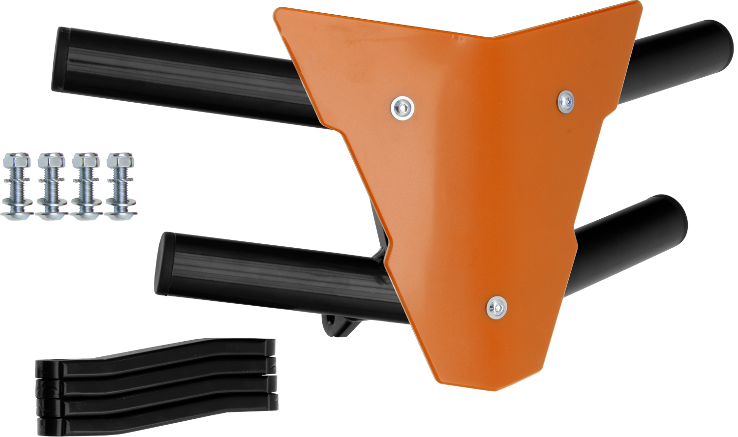 2CP024____0904.JPG - Front Bumper Waspe Black Tube / Orange Plate