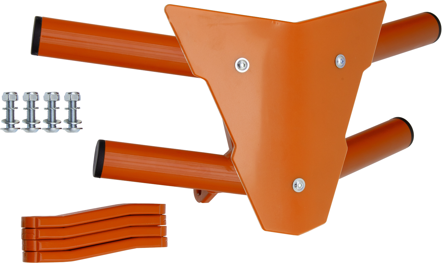 2CP024____0910.JPG - Front Bumper Waspe Orange Tube / Orange Plate