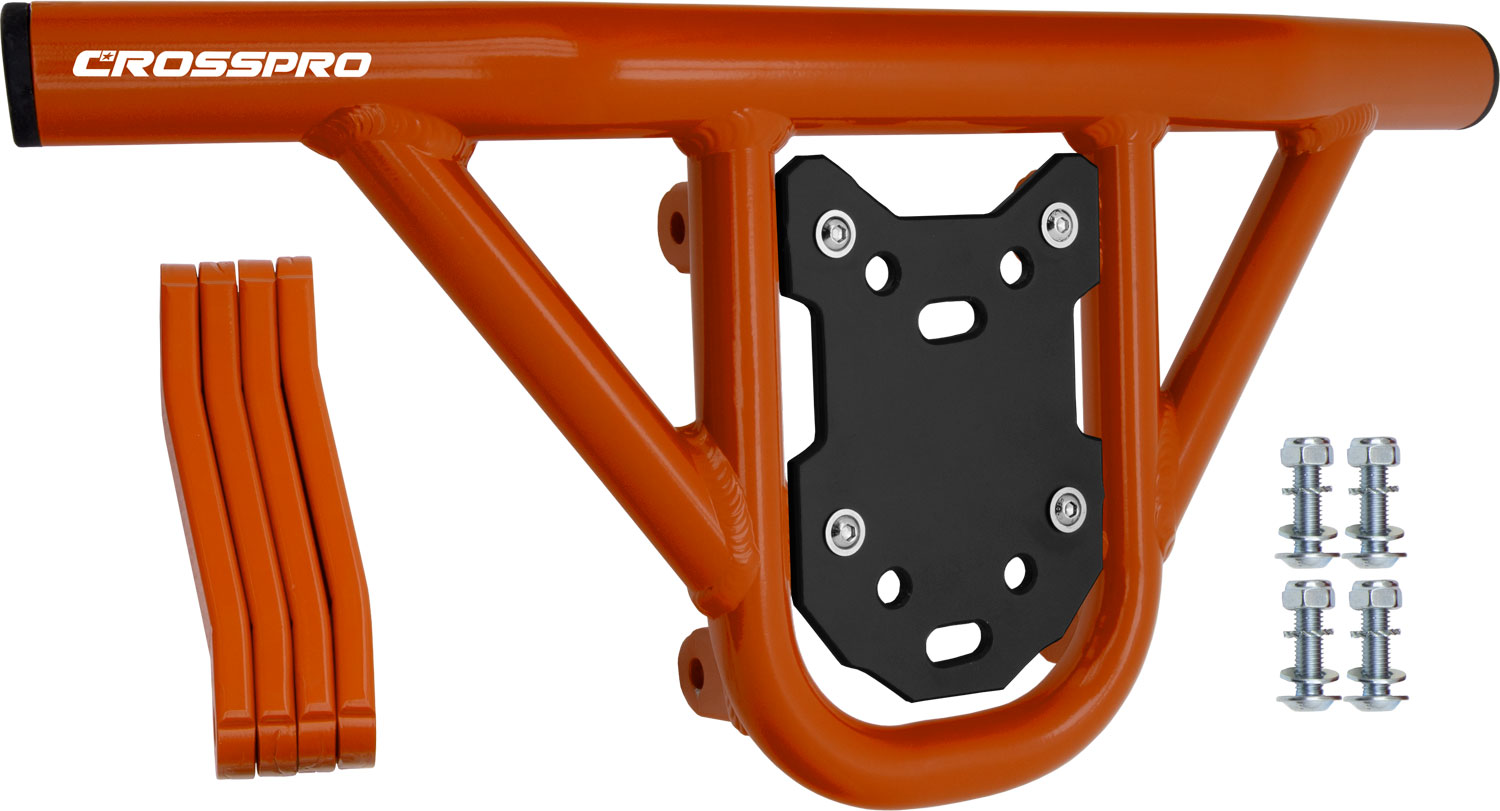 Front Bumper Hat Orange Tube / Black Plate