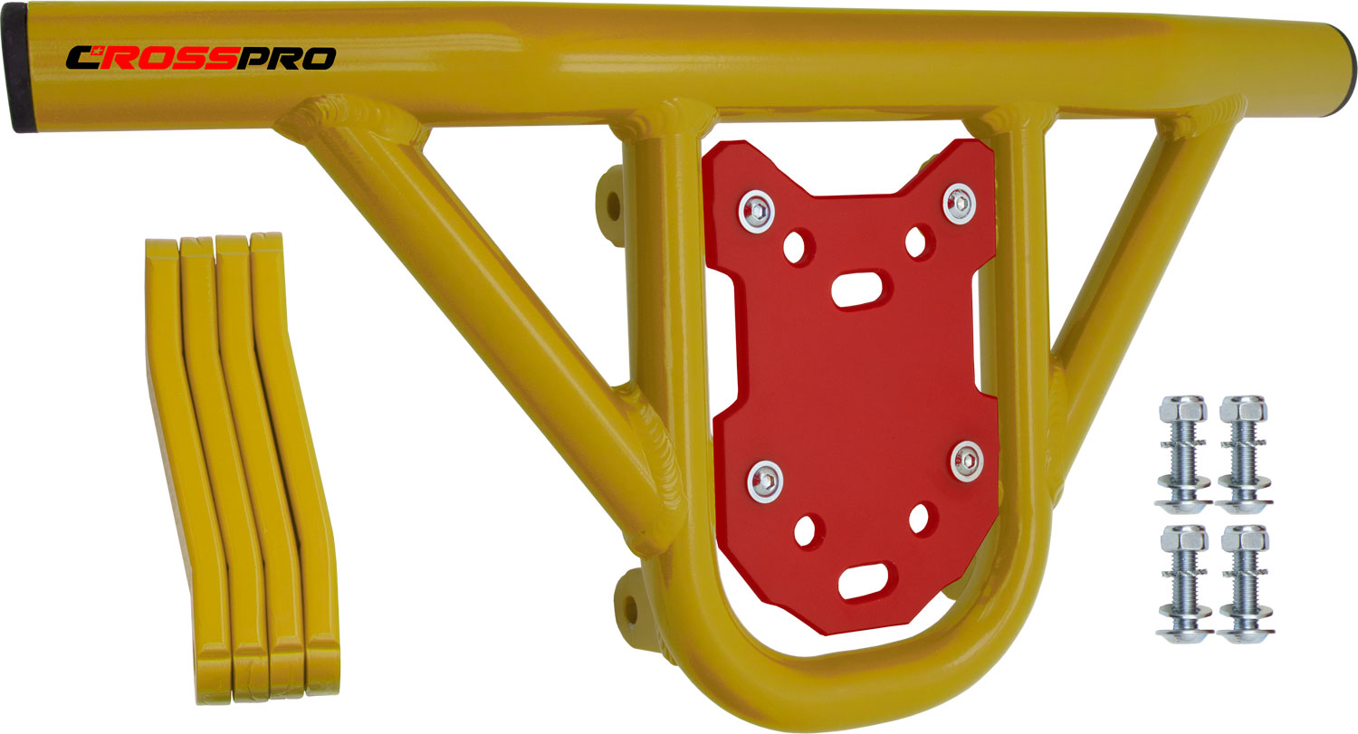 2CP025____0508.JPG - Front Bumper Hat Yellow Tube / Red Plate