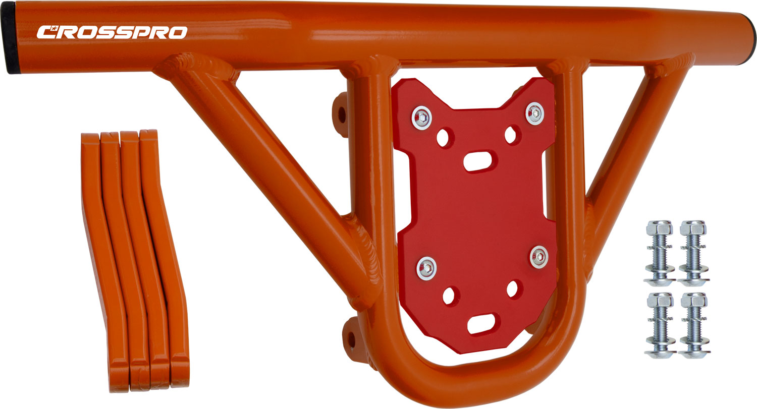 2CP025____0510.JPG - Front Bumper Hat Orange Tube / Red Plate