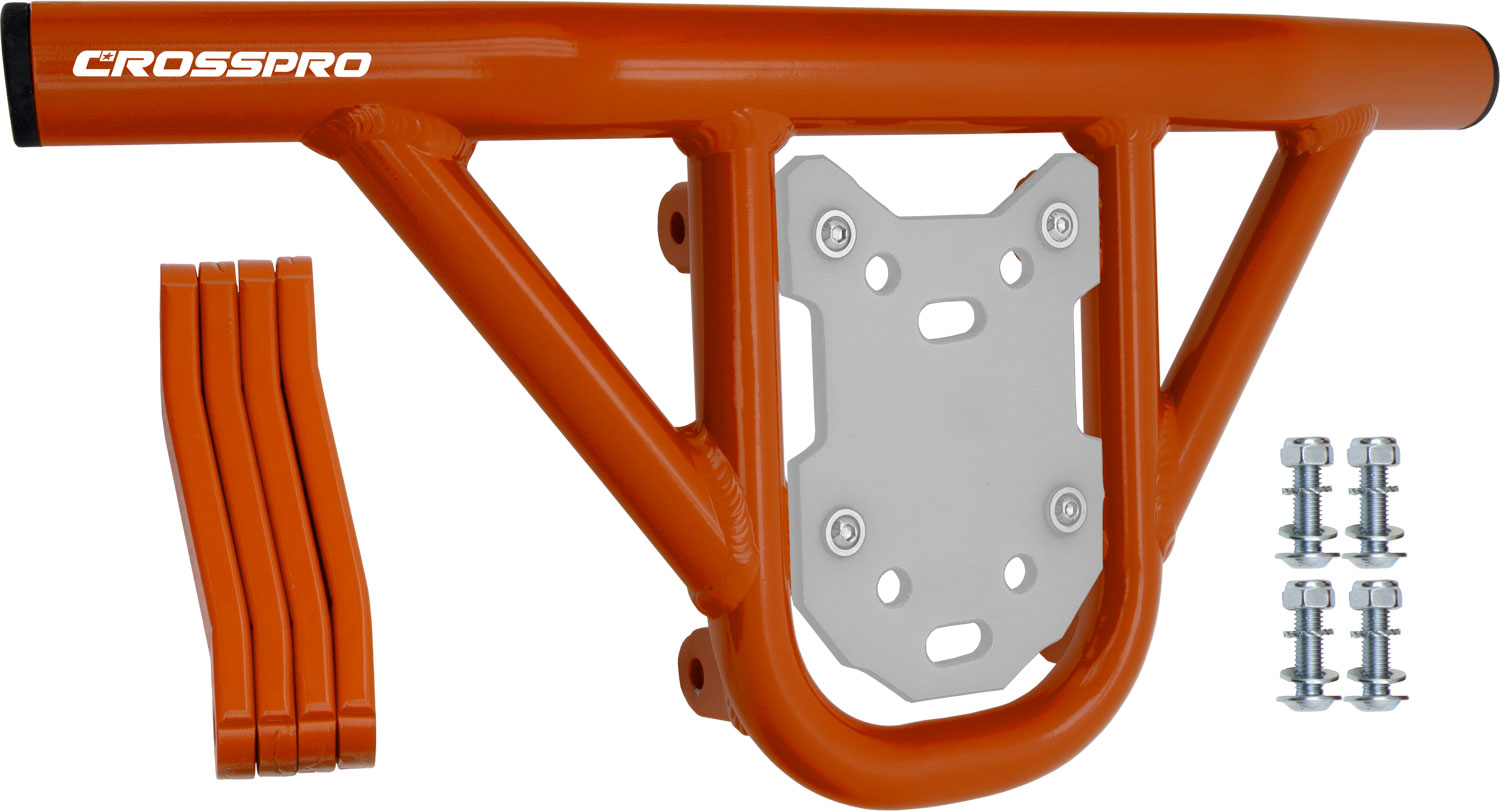 Front Bumper Hat Orange Tube / White Plate