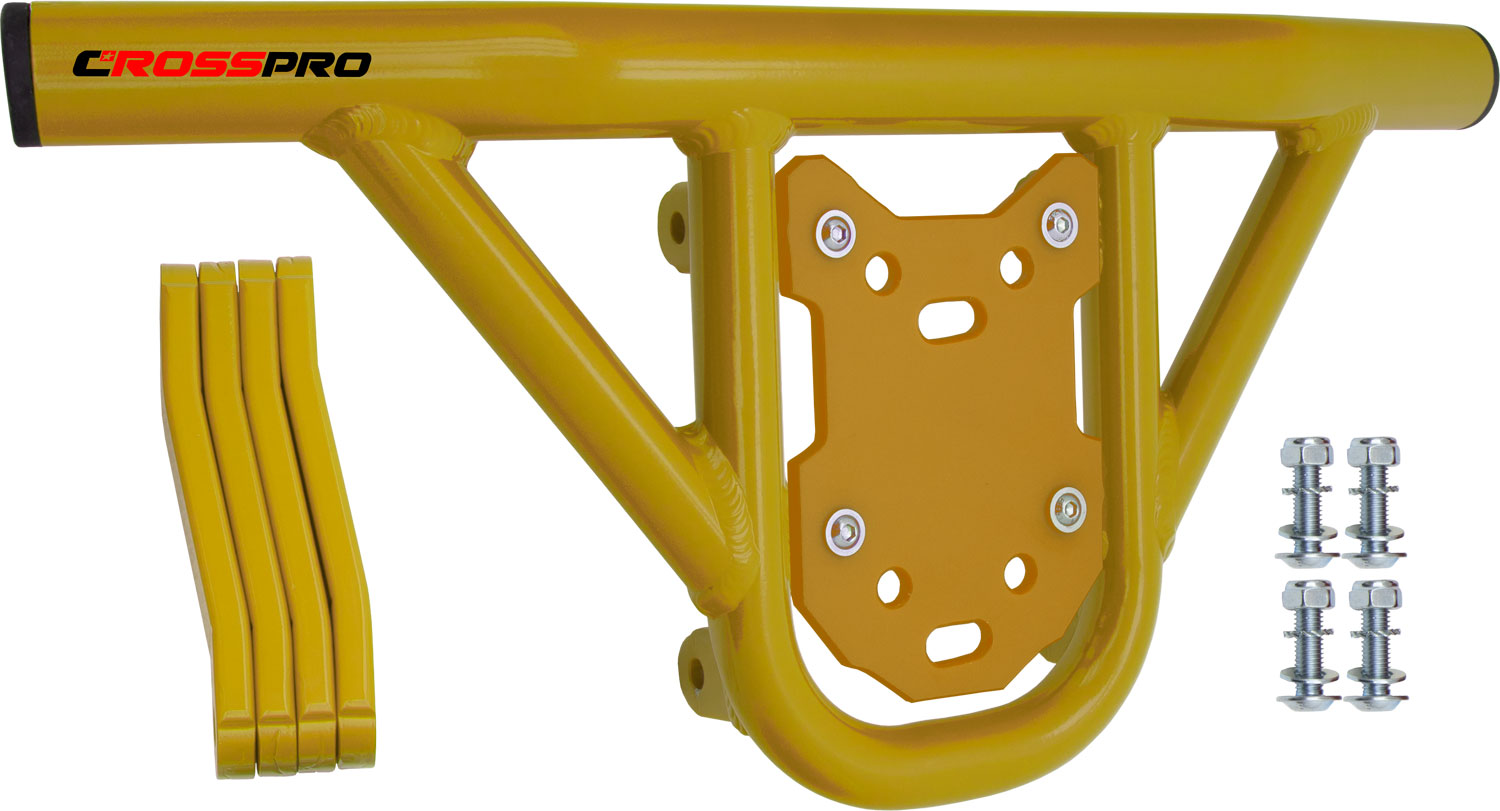 2CP025____0708.JPG - Front Bumper Hat Yellow Tube / Yellow Plate