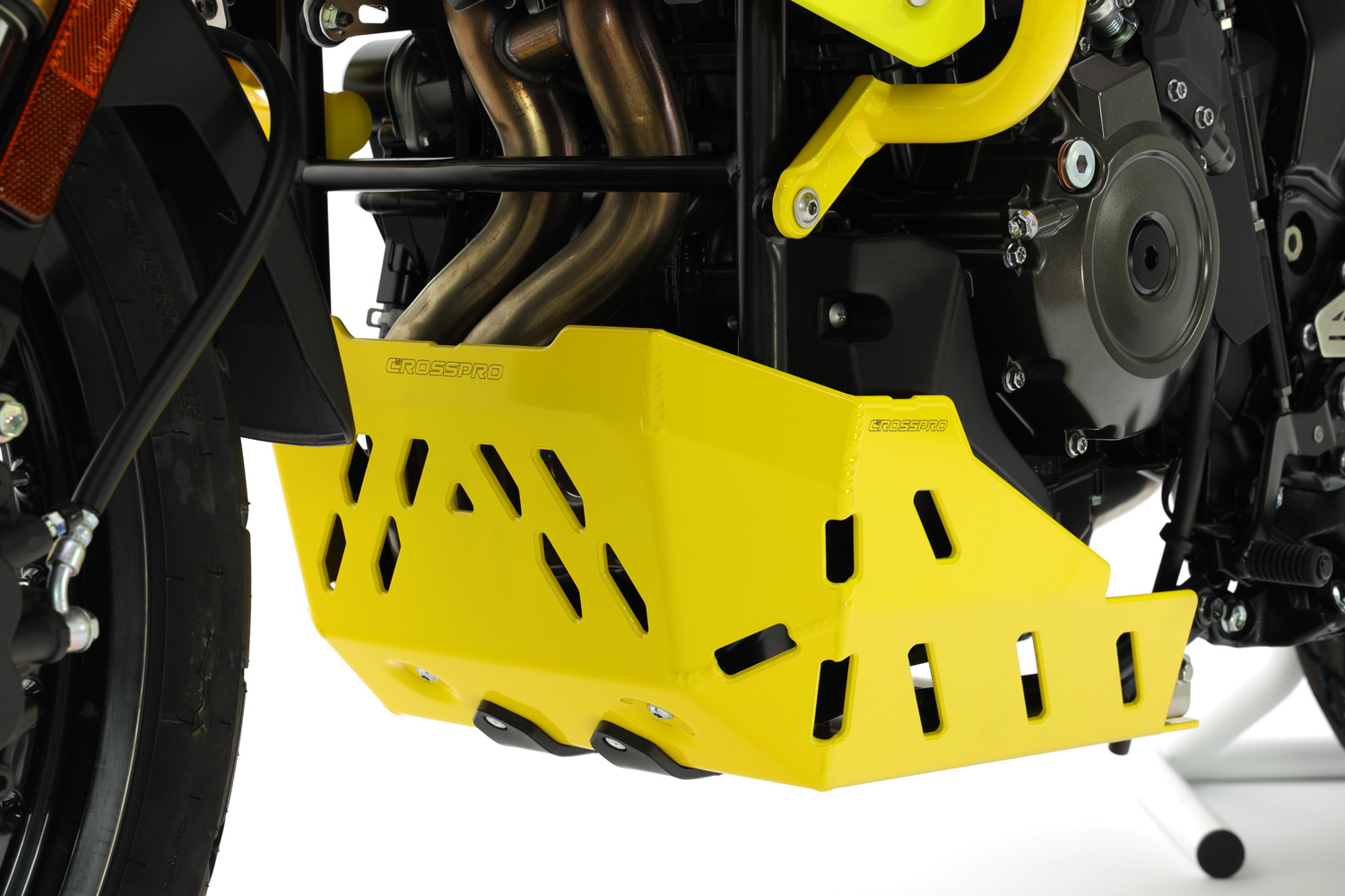 2CP09000930008_1.JPG - Aluminum Trail Engine Guard Yellow «required 2CP2430093»