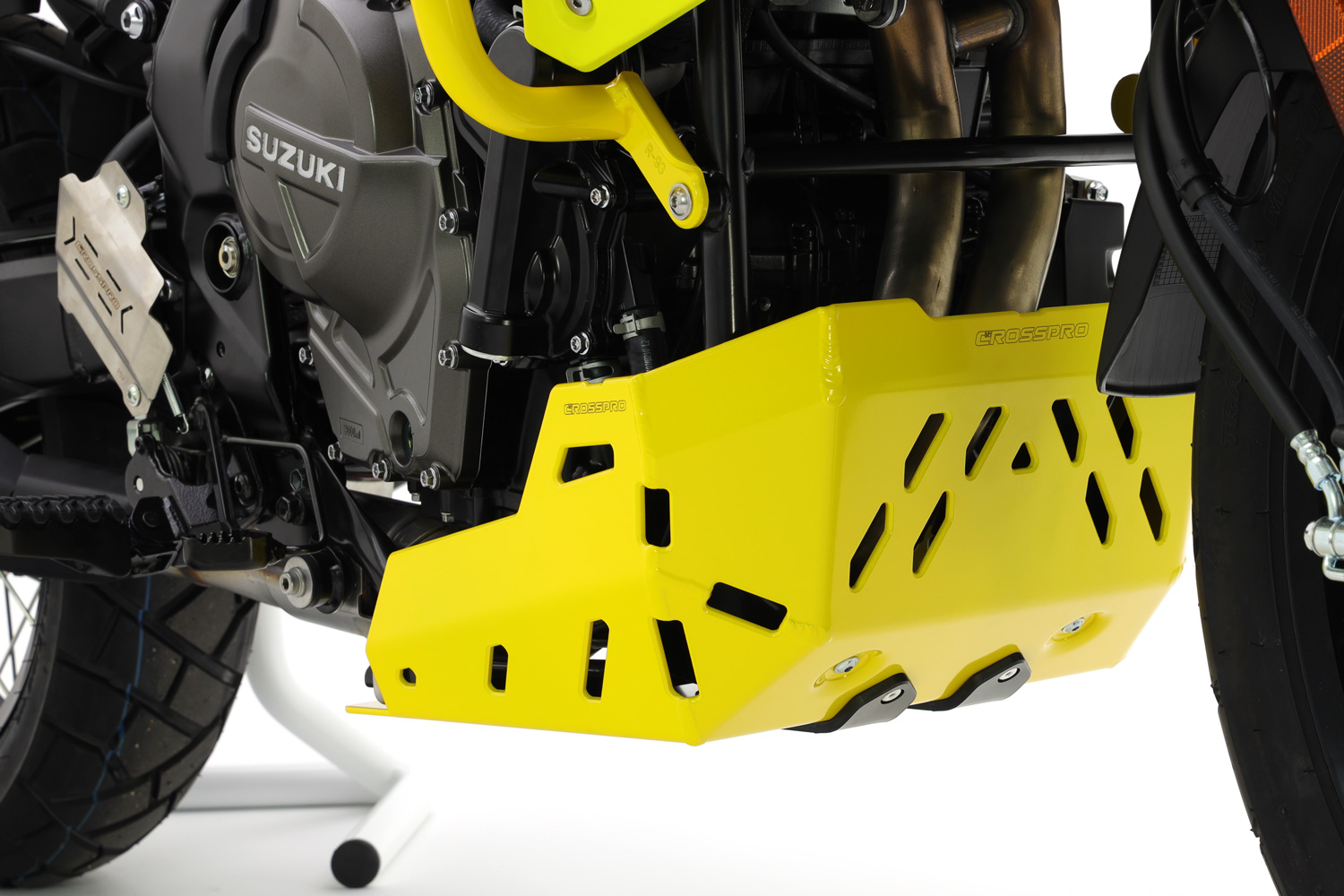2CP09000930008_2.JPG - Aluminum Trail Engine Guard Yellow «required 2CP2430093»