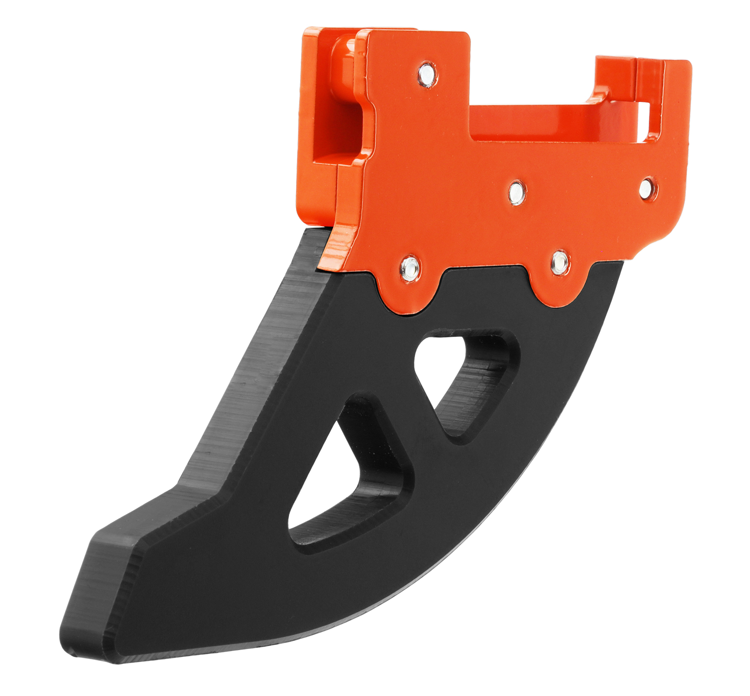 Rear Disc Guard Aluminum Orange / DTC Black