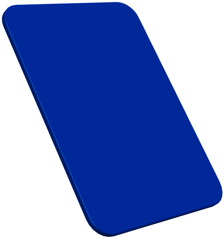 Porta Numero DTC Universal Azul