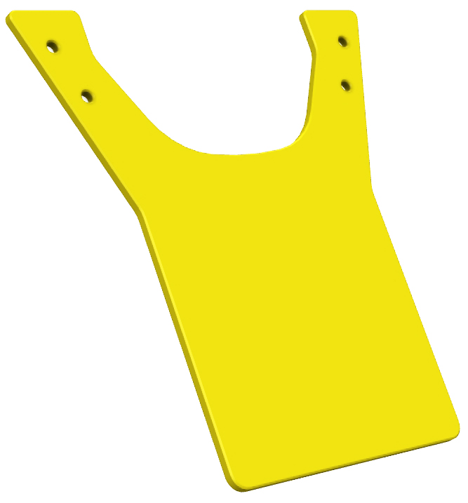 2CP09500010700.JPG - Number Plate Rear Hold DTC Yellow