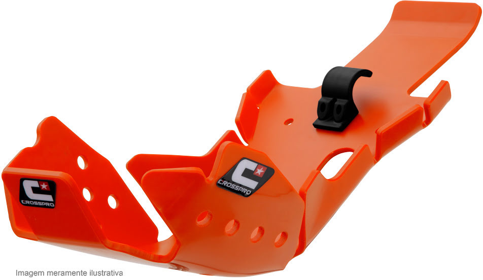 DTC Enduro Engine and Link Guard Orange