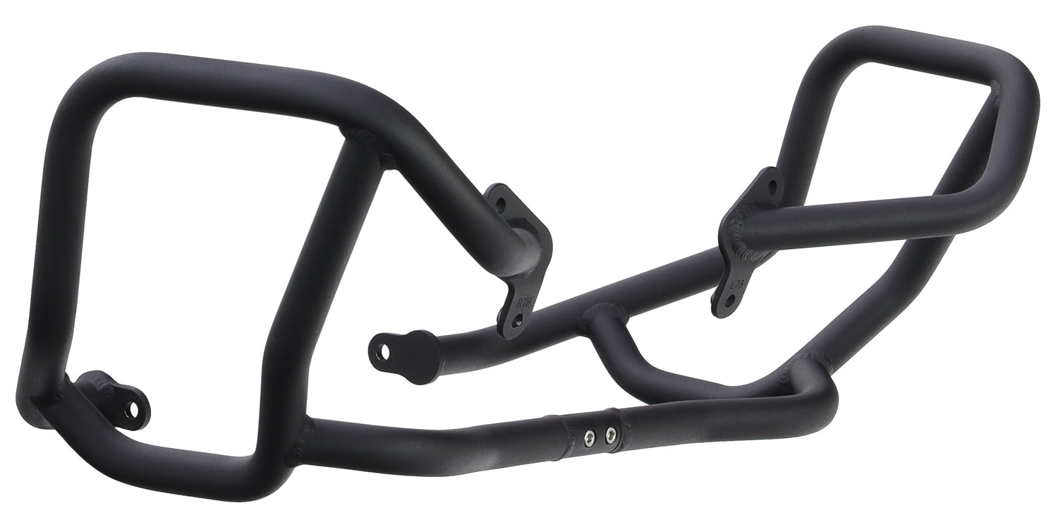 Aluminum Trail LOWER Crash Bar Textured Black «LOWER-Compatible with OEM Skid Plate»