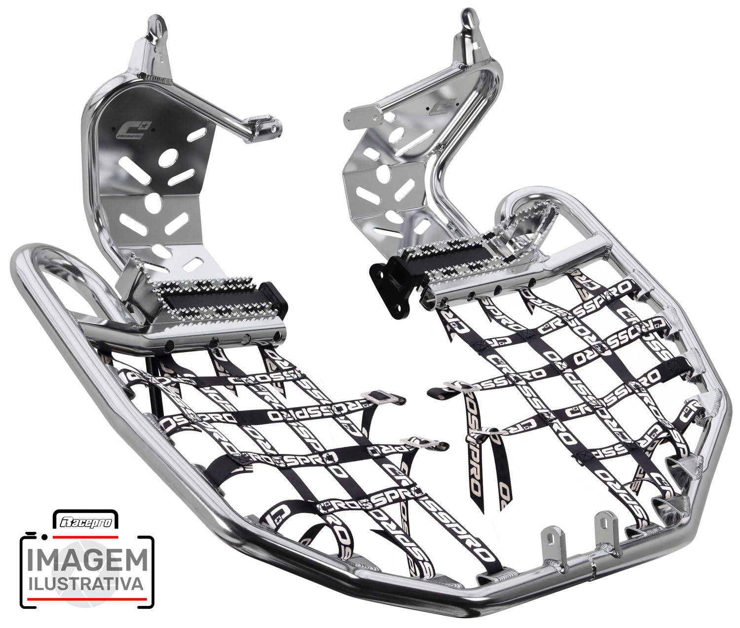 Nerf Bar Evo Pro Honda TRX 700XX 2009 Ice Polish CrossPro